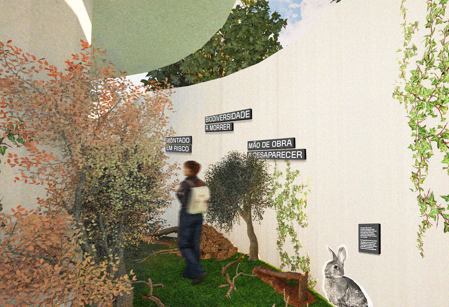 Montado exhibition visual system